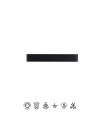EGEO * APLIQUE LED 14W 3000K NEGRO